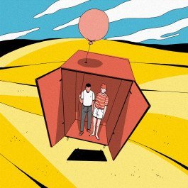 People in a box illustration